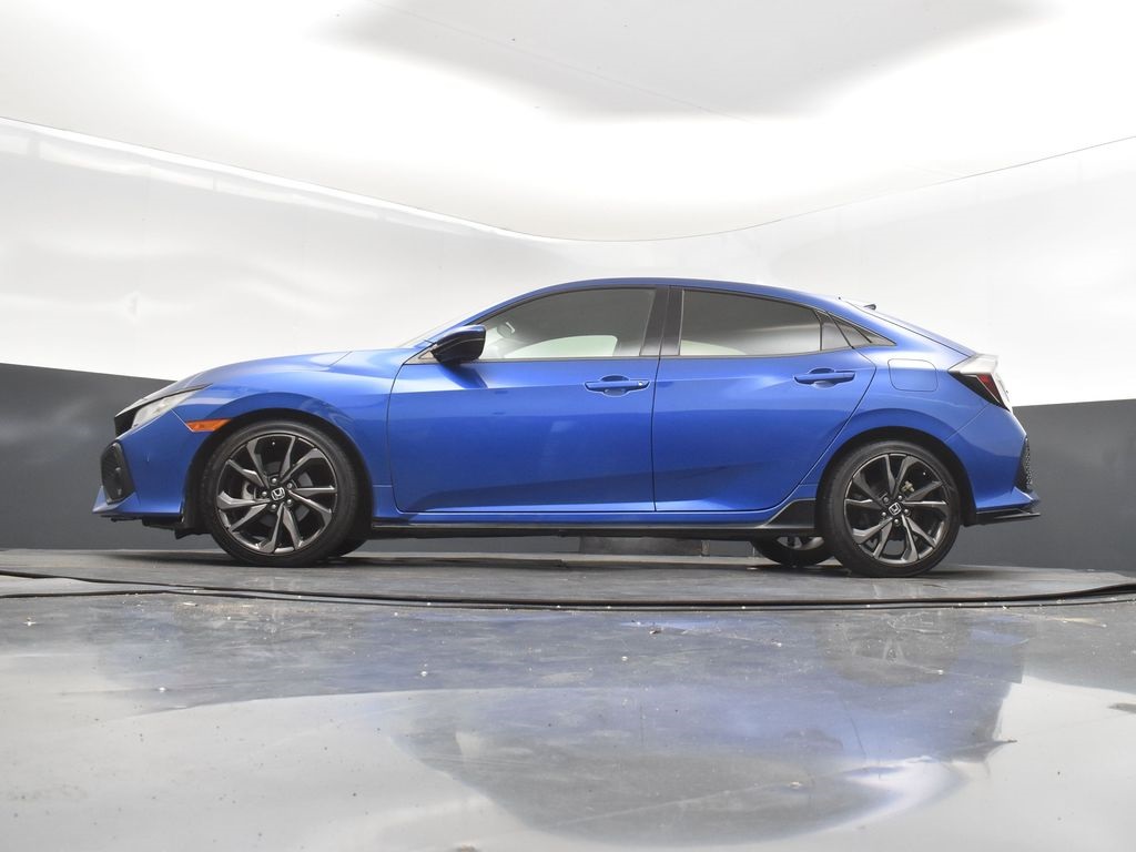 2019 Blue Honda Civic Hatchback Sport FWD Hatchback