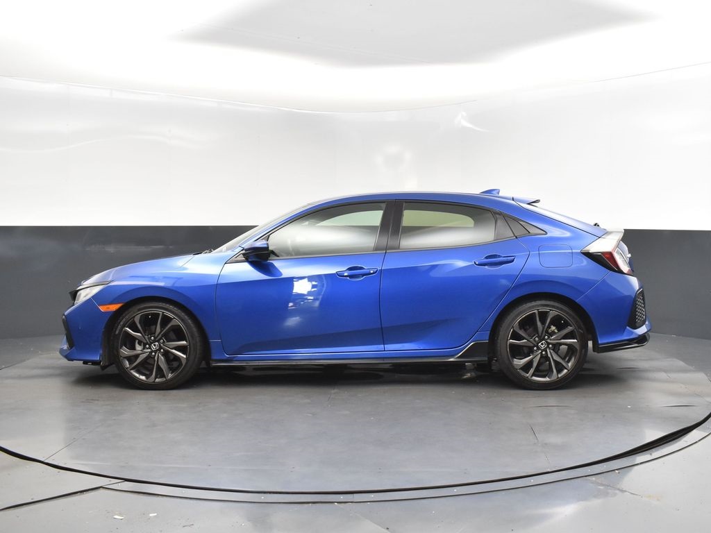 2019 Blue Honda Civic Hatchback Sport FWD Hatchback