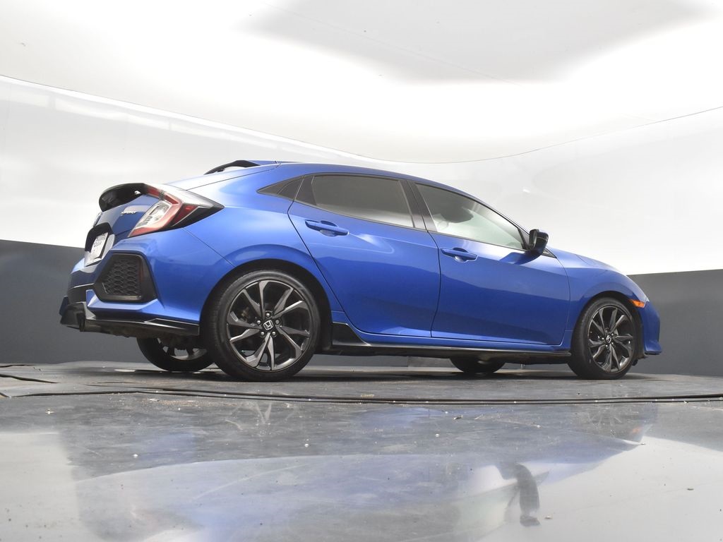 2019 Blue Honda Civic Hatchback Sport FWD Hatchback