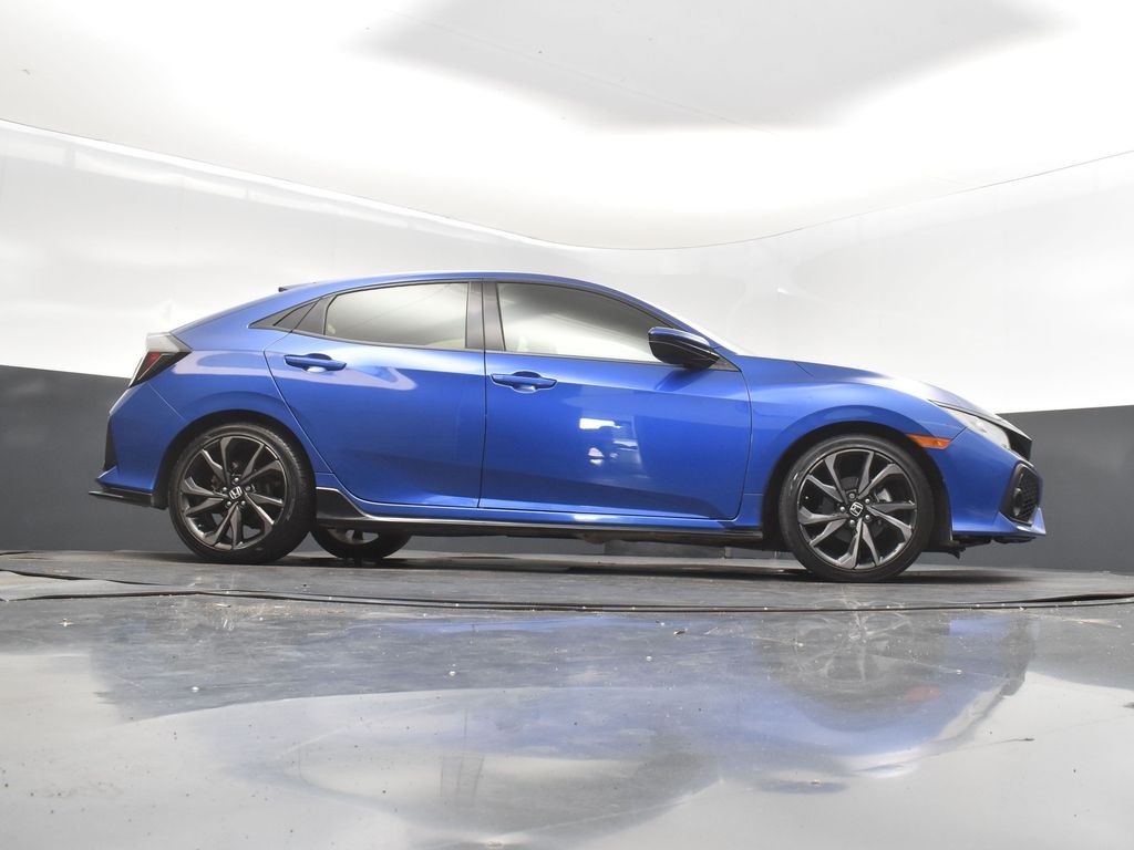 2019 Blue Honda Civic Hatchback Sport FWD Hatchback