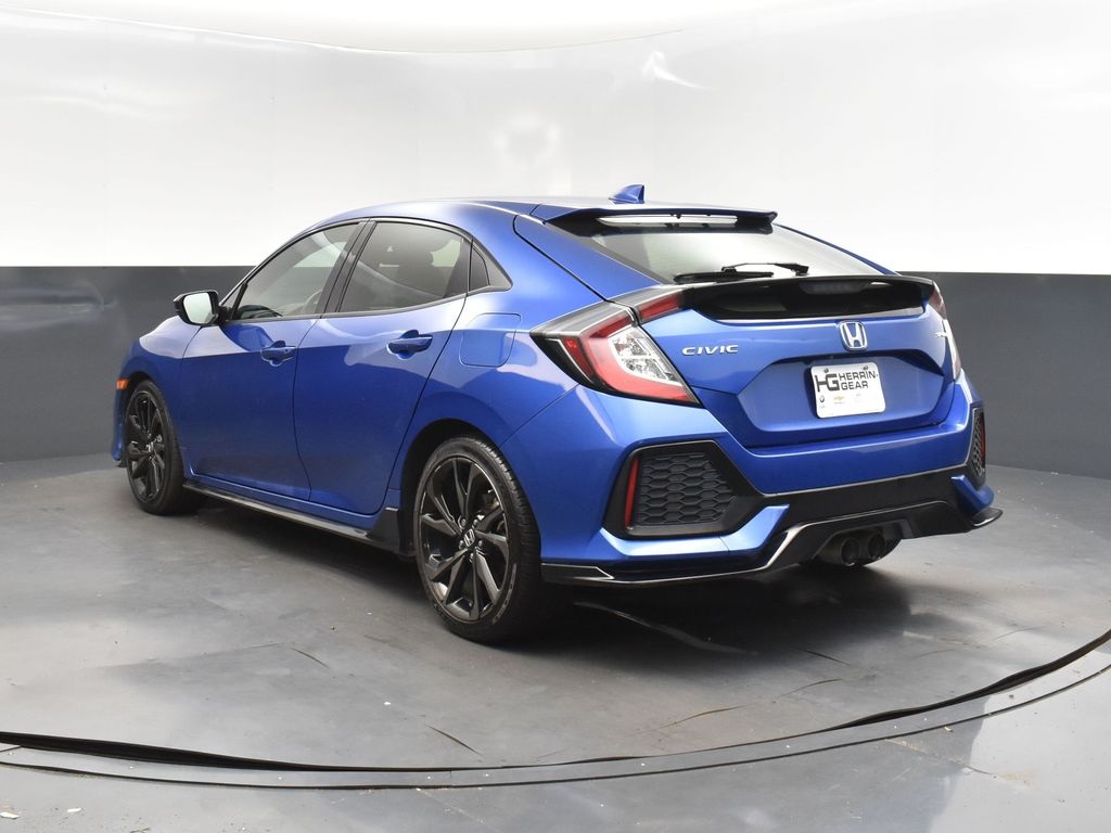 2019 Blue Honda Civic Hatchback Sport FWD Hatchback