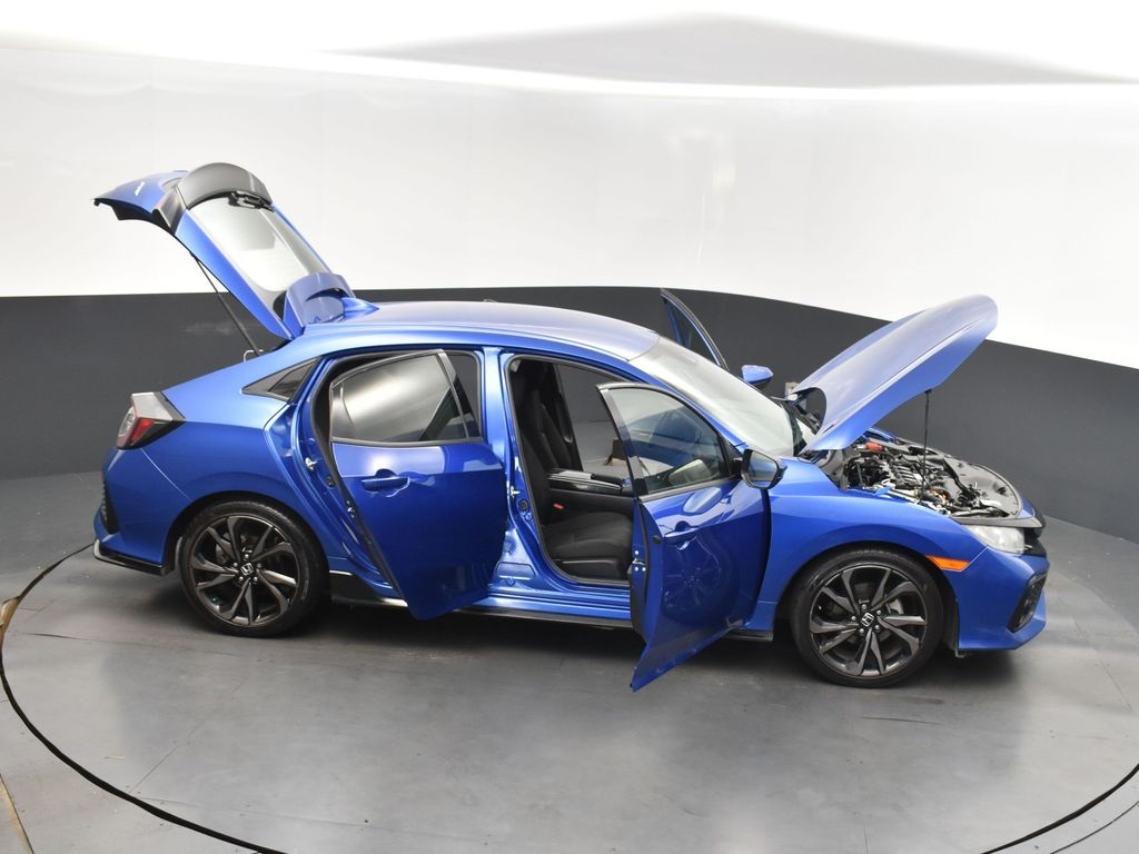 2019 Blue Honda Civic Hatchback Sport FWD Hatchback