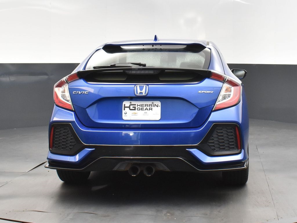 2019 Blue Honda Civic Hatchback Sport FWD Hatchback