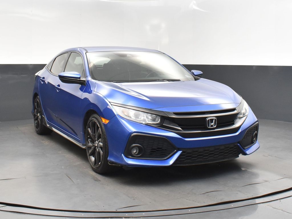 2019 Blue Honda Civic Hatchback Sport FWD Hatchback
