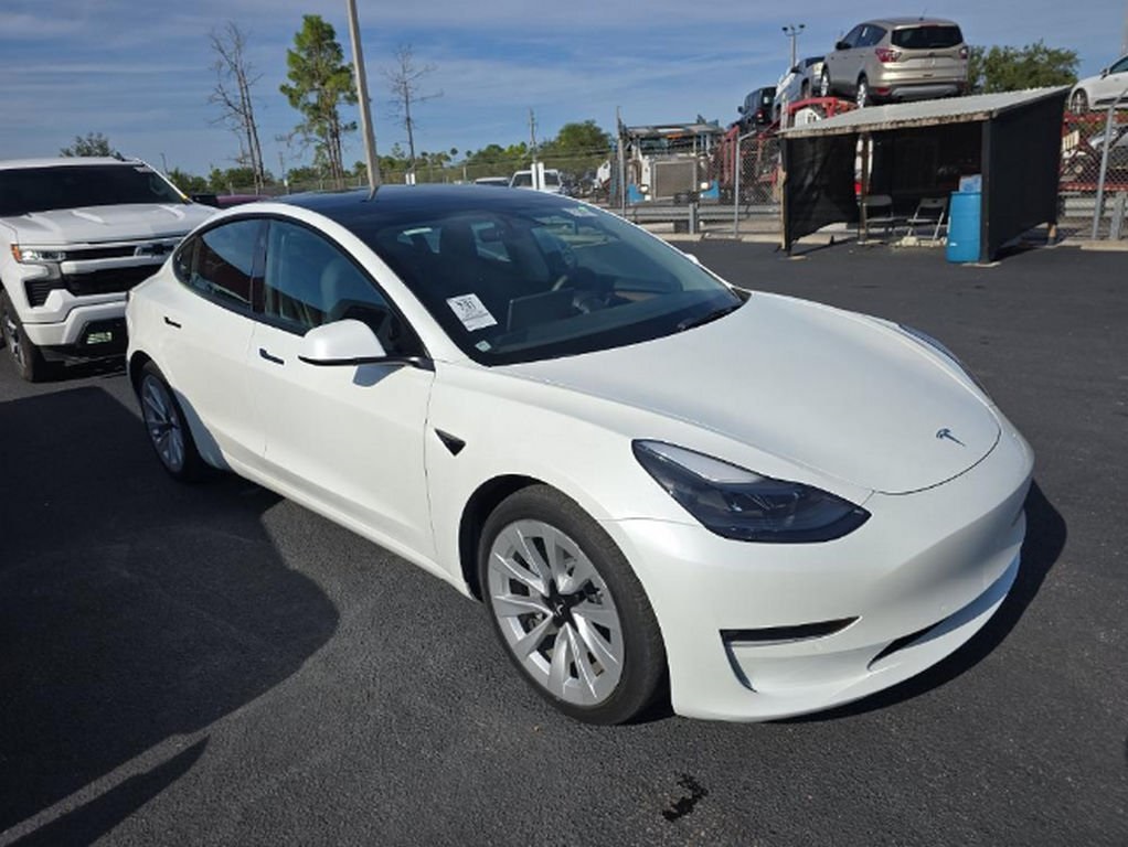 Used 2022 Tesla Model 3 Long Range with VIN 5YJ3E1EBXNF201492 for sale in Cleveland, OH