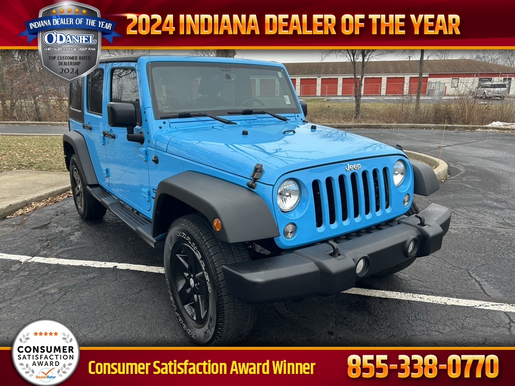 used 2017 Jeep Wrangler car, priced at $17,322