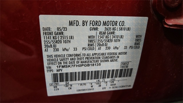 2023 Ford Explorer Limited RWD 2023 Ford Explorer Limited RWD