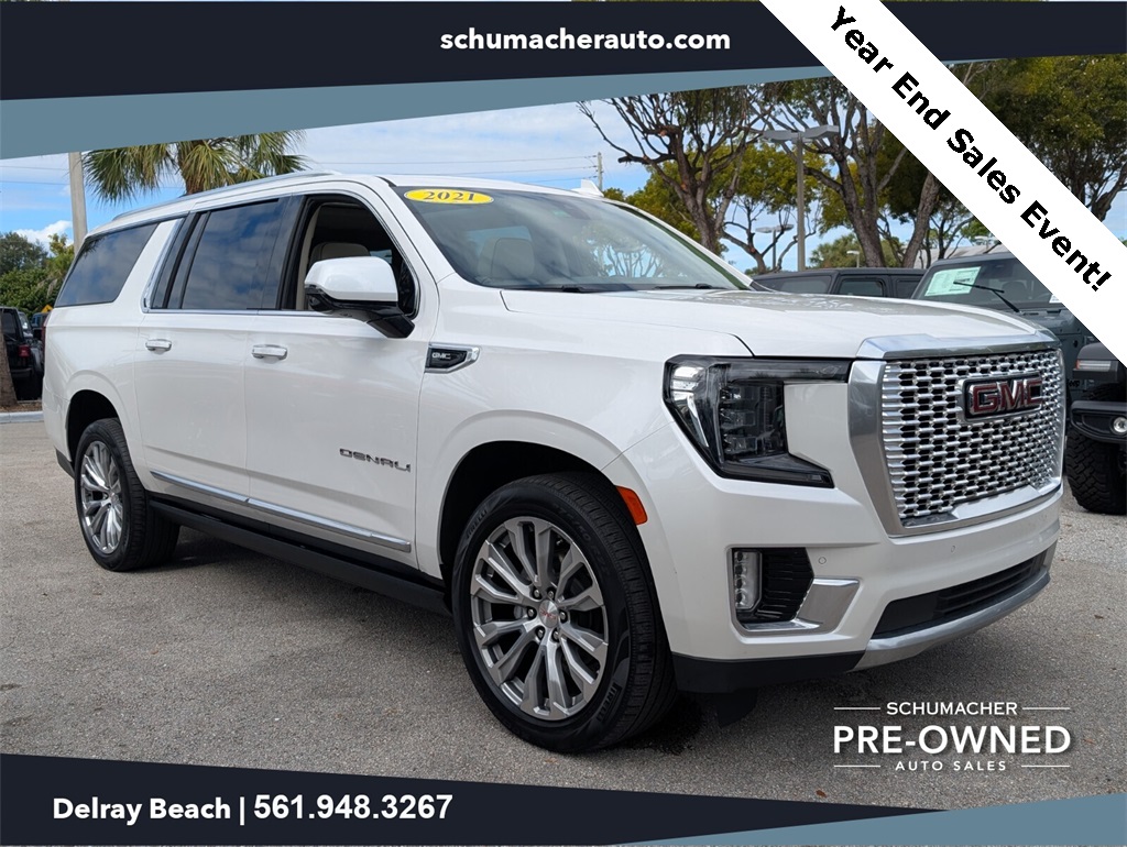 used 2021 GMC Yukon XL car, priced at $44,498