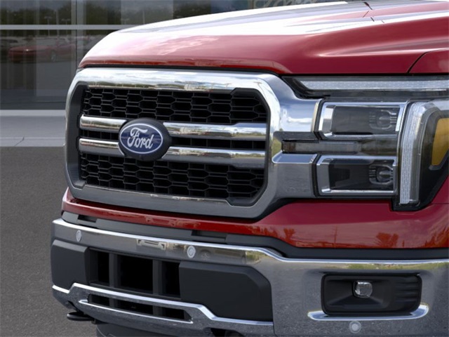 2025 Rapid Red Metallic Tinted Clearcoat Ford F-150 Lariat 4X4 Truck