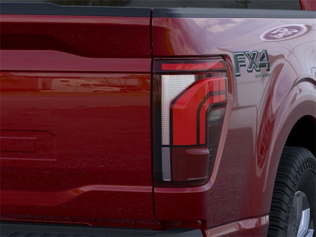 2025 Rapid Red Metallic Tinted Clearcoat Ford F-150 Lariat 4X4 Truck