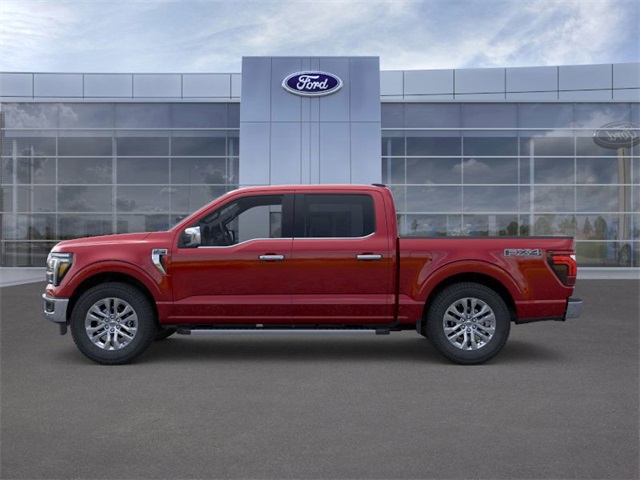2025 Rapid Red Metallic Tinted Clearcoat Ford F-150 Lariat 4X4 Truck