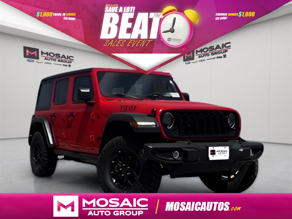 New 2025 Jeep Wrangler Willys SUVs
