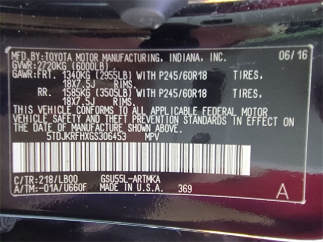 used 2016 Toyota Highlander car, priced at $18,911