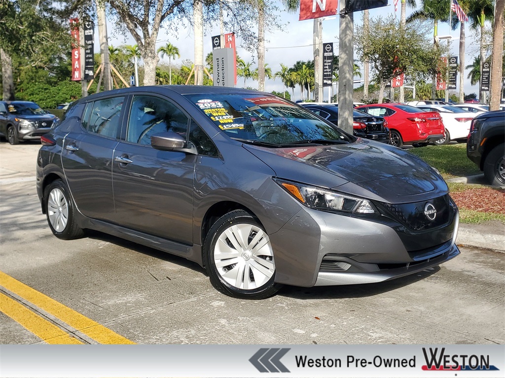 used 2024 Nissan Leaf car, priced at $15,495