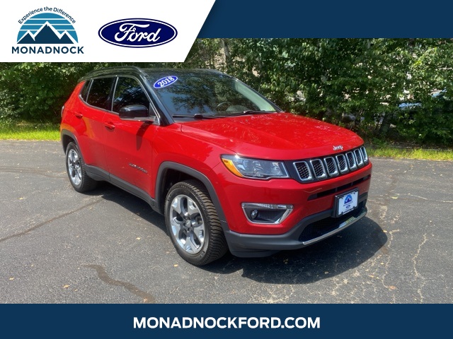 2018 Redline Pearlcoat Jeep Compass Limited SUV