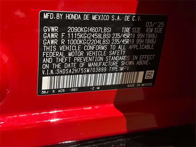 used 2025 Acura ADX car, priced at $38,400