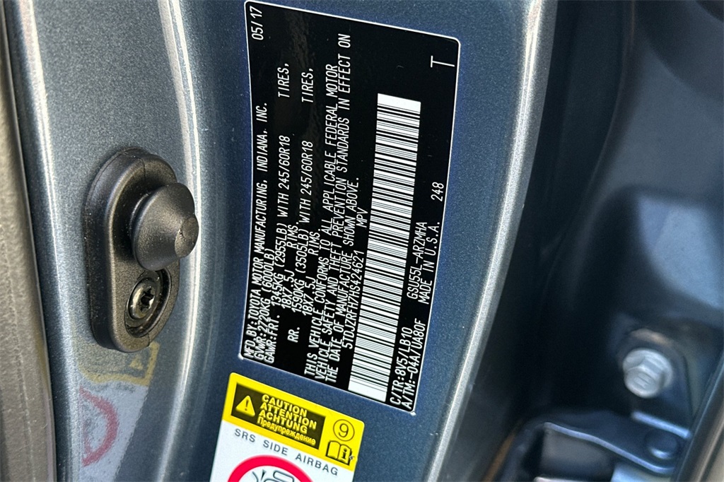 used 2017 Toyota Highlander car, priced at $22,921