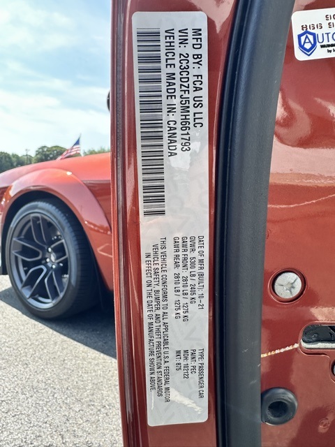2021 Sinamon Stick Dodge Challenger R/T Scat Pack Widebody RWD Coupe