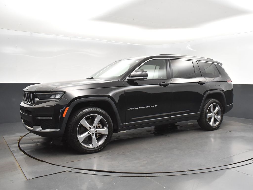 2021 Diamond Black Crystal Pearlcoat Jeep Grand Cherokee L Limited 4X4 SUV