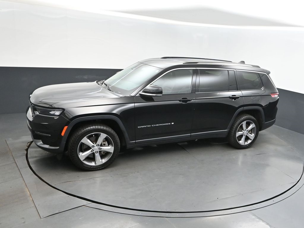 2021 Diamond Black Crystal Pearlcoat Jeep Grand Cherokee L Limited 4X4 SUV