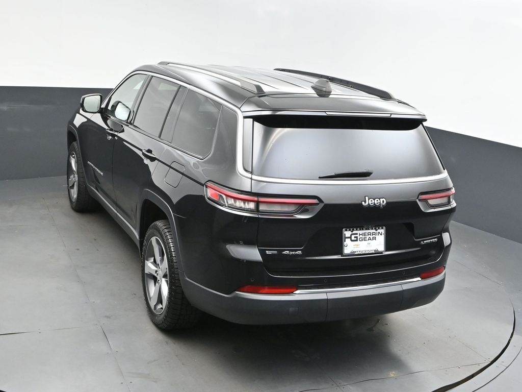 2021 Diamond Black Crystal Pearlcoat Jeep Grand Cherokee L Limited 4X4 SUV