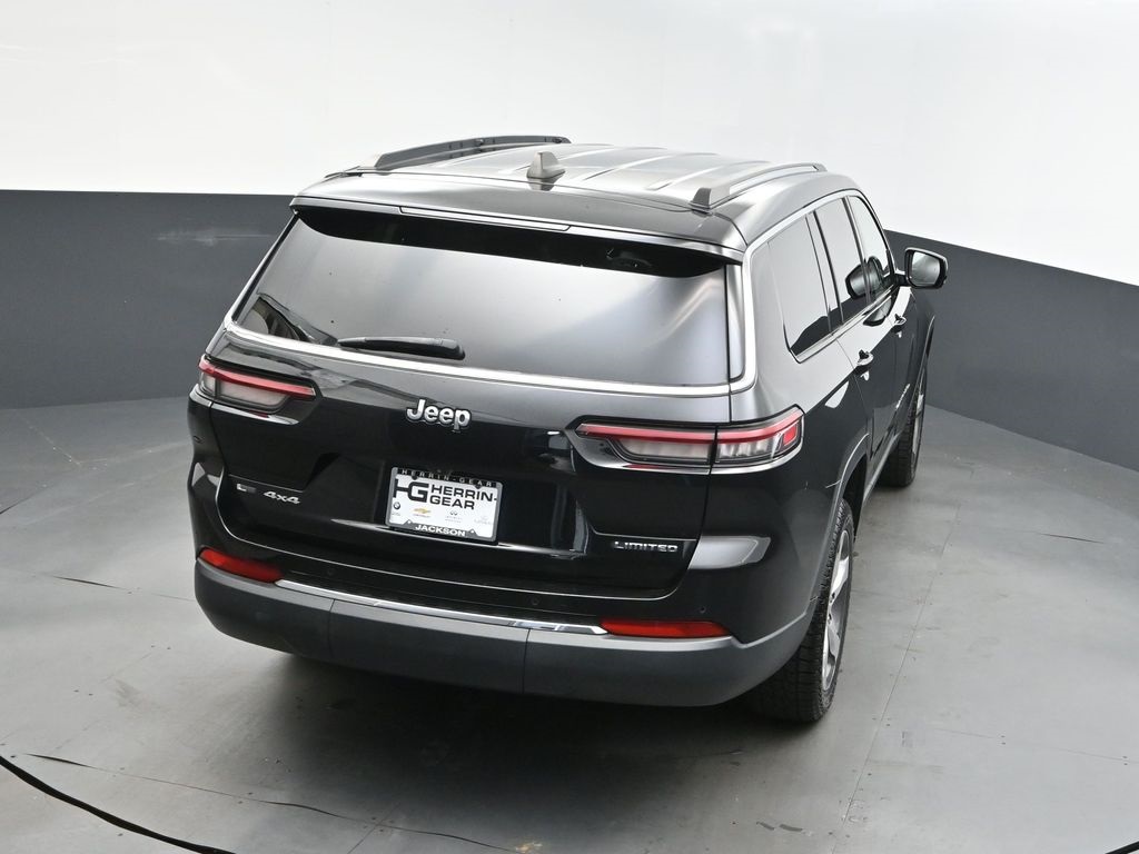 2021 Diamond Black Crystal Pearlcoat Jeep Grand Cherokee L Limited 4X4 SUV
