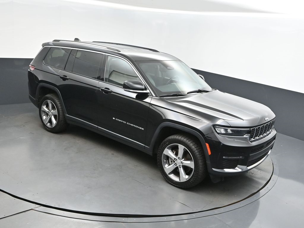 2021 Diamond Black Crystal Pearlcoat Jeep Grand Cherokee L Limited 4X4 SUV