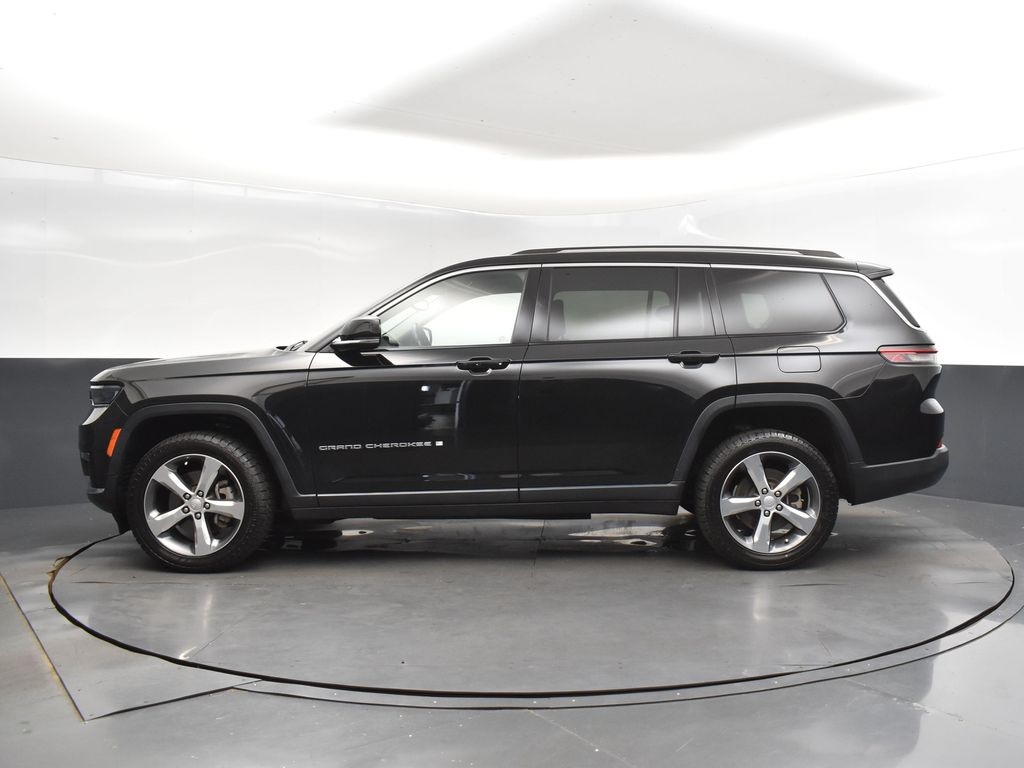 2021 Diamond Black Crystal Pearlcoat Jeep Grand Cherokee L Limited 4X4 SUV