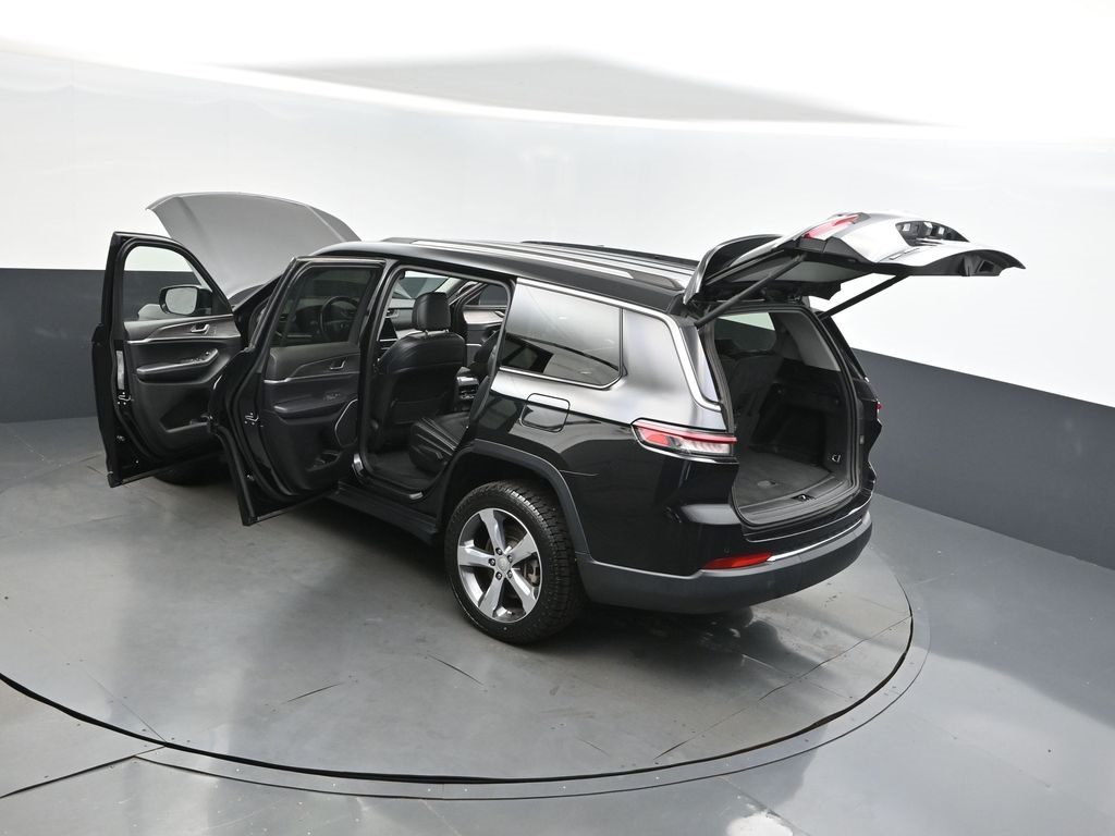 2021 Diamond Black Crystal Pearlcoat Jeep Grand Cherokee L Limited 4X4 SUV