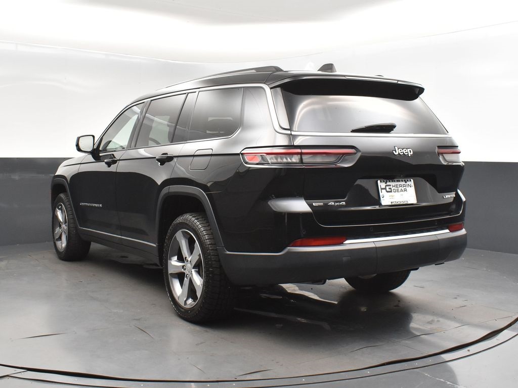 2021 Diamond Black Crystal Pearlcoat Jeep Grand Cherokee L Limited 4X4 SUV