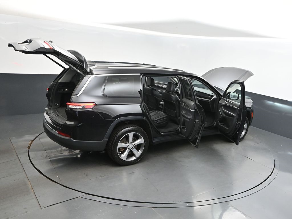 2021 Diamond Black Crystal Pearlcoat Jeep Grand Cherokee L Limited 4X4 SUV