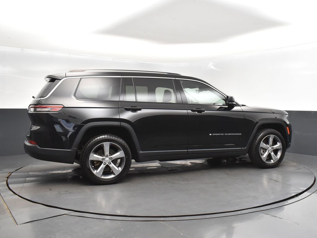 2021 Diamond Black Crystal Pearlcoat Jeep Grand Cherokee L Limited 4X4 SUV