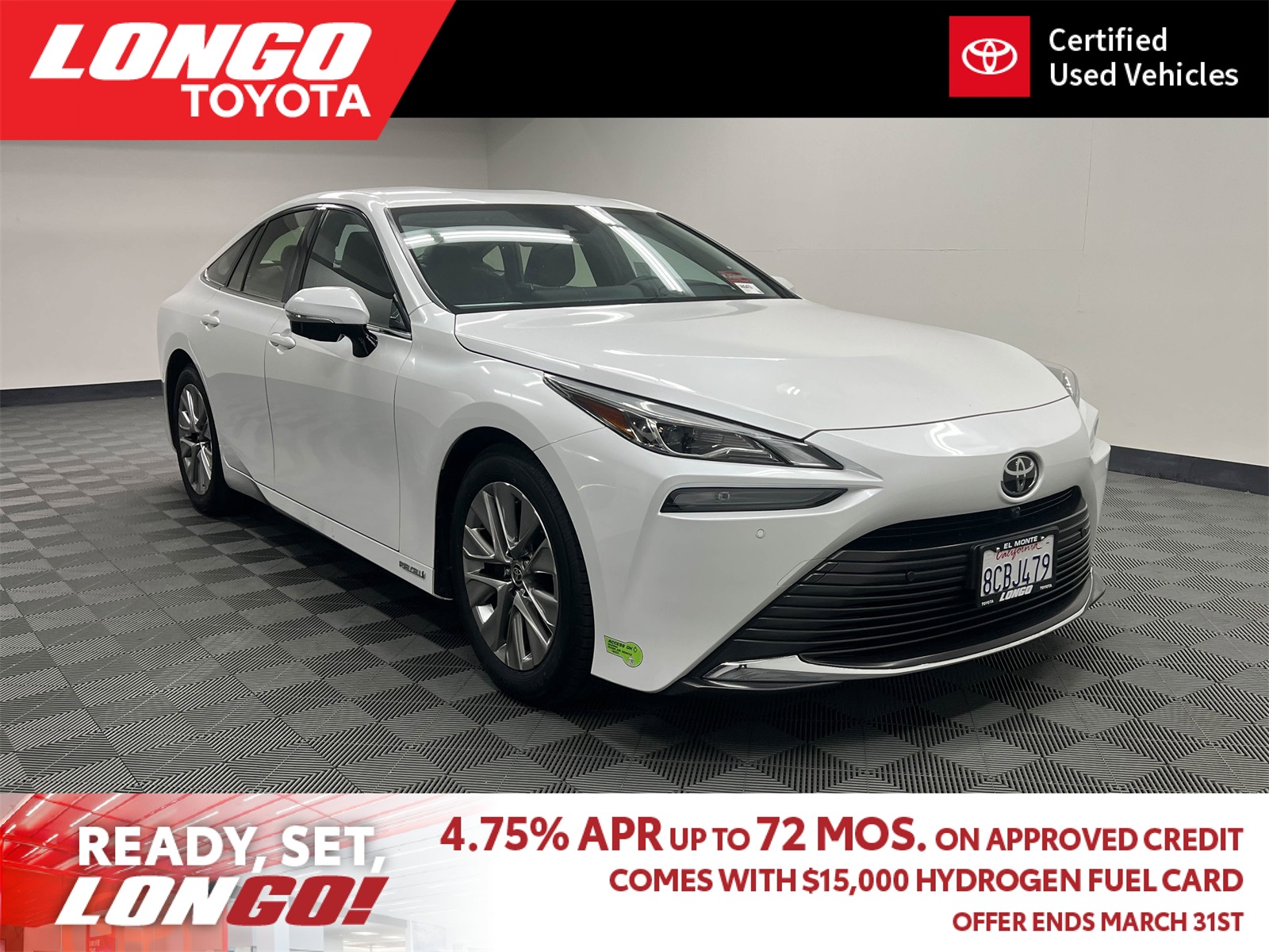 used 2023 Toyota Mirai car, priced at $13,888