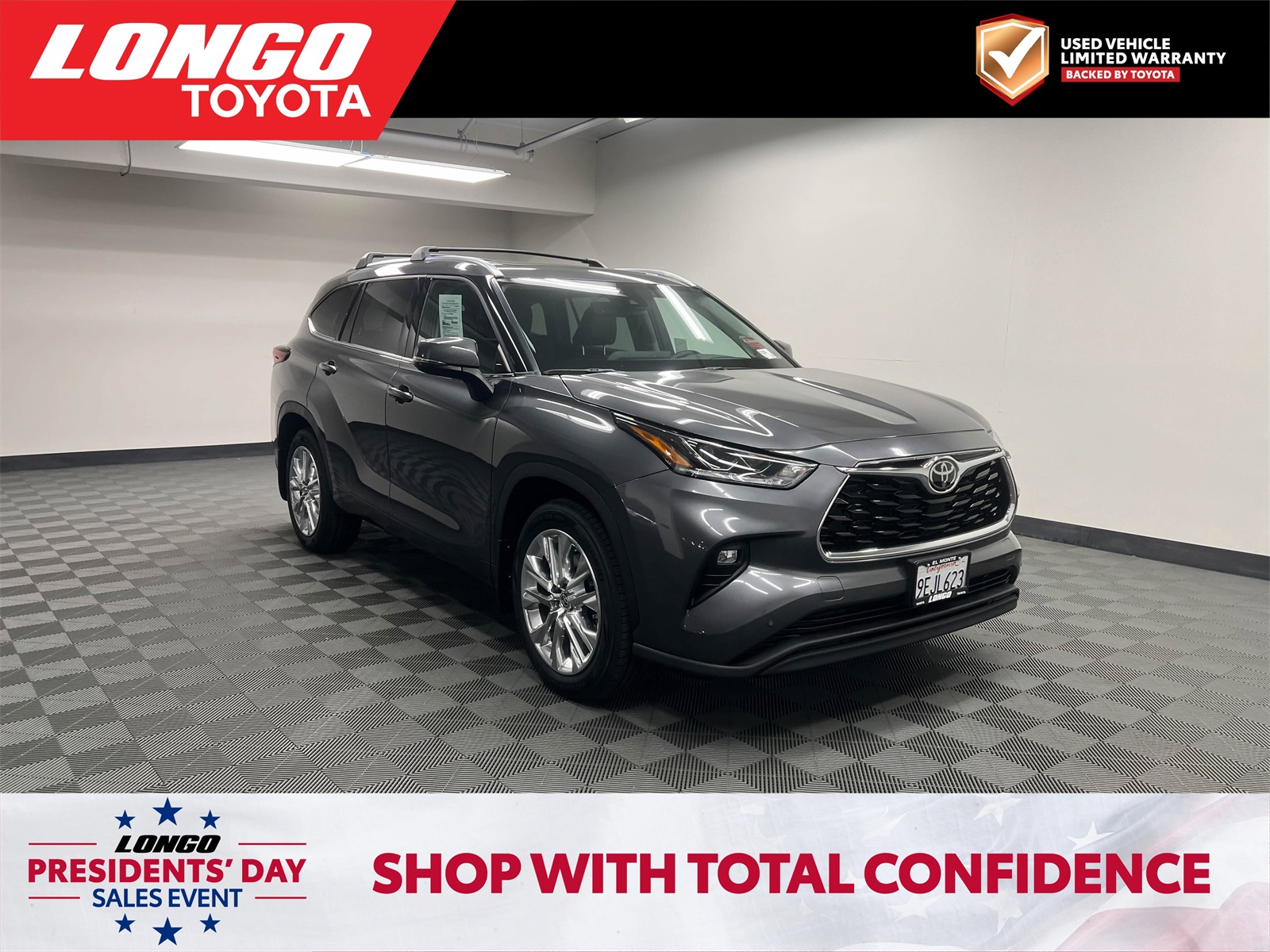 used 2023 Toyota Highlander car, priced at $36,888