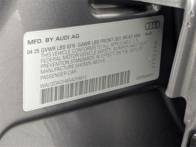 new 2025 Audi A6 Sportback e-tron car, priced at $72,015