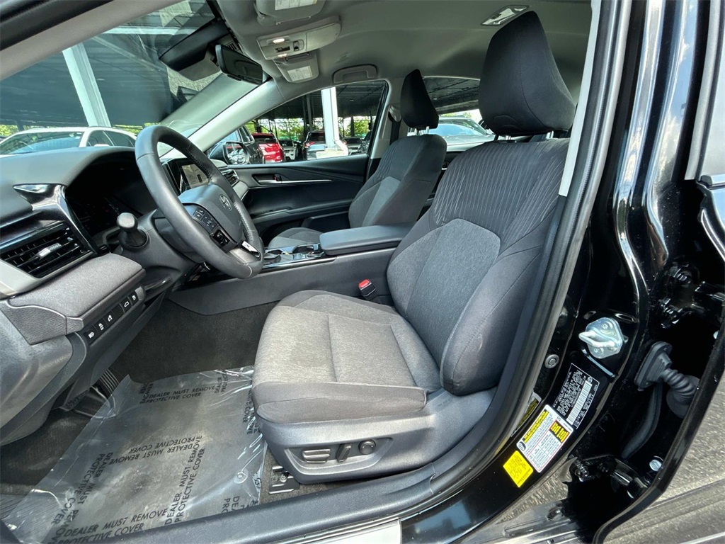 2025 Midnight Black Metallic Toyota Camry LE AWD Sedan