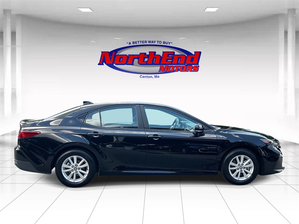 2025 Midnight Black Metallic Toyota Camry LE AWD Sedan
