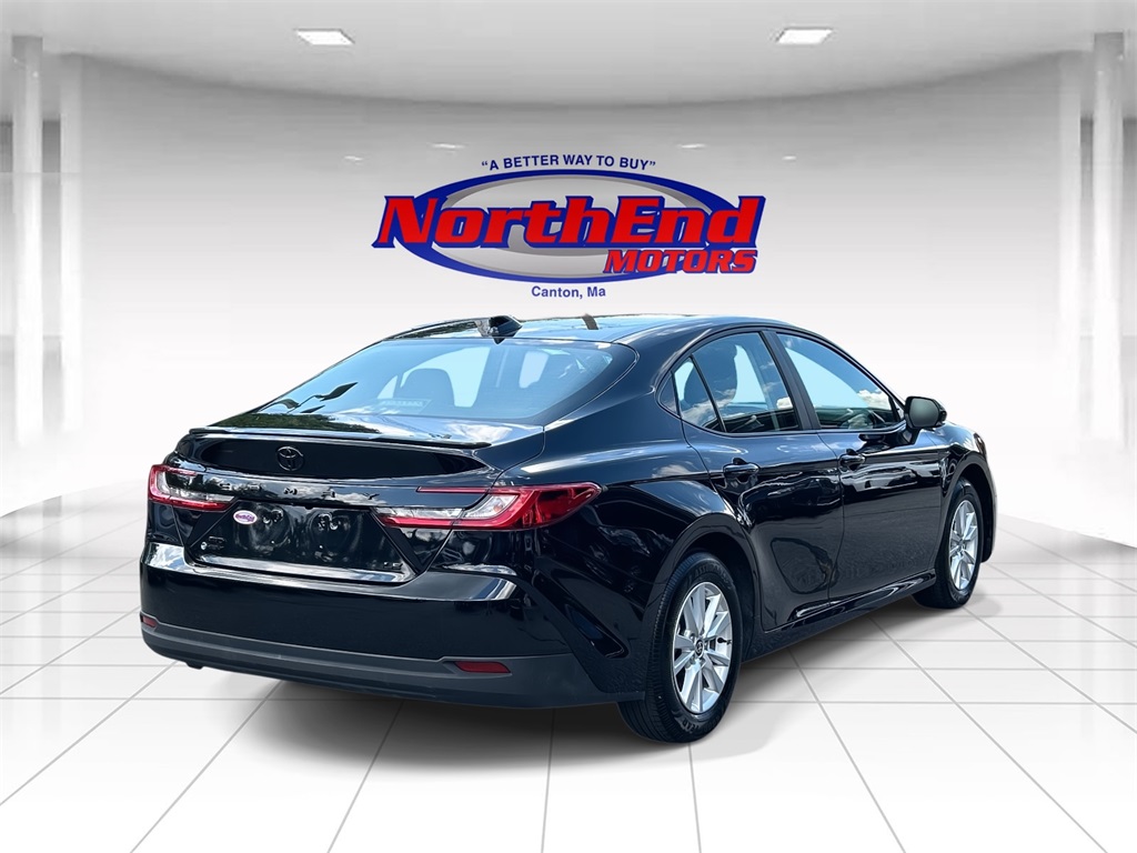 2025 Midnight Black Metallic Toyota Camry LE AWD Sedan