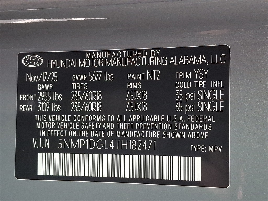 new 2026 Hyundai Santa Fe car, priced at $37,710