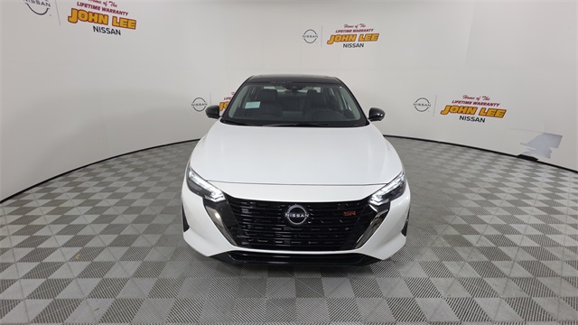 2025 Aspen White Tricoat/Super Black Nissan Sentra SR FWD Sedan