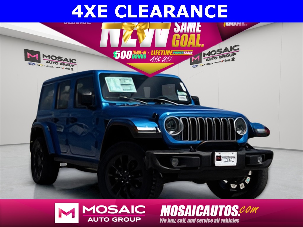 New 2025 Jeep Wrangler Sahara 4xe SUVs