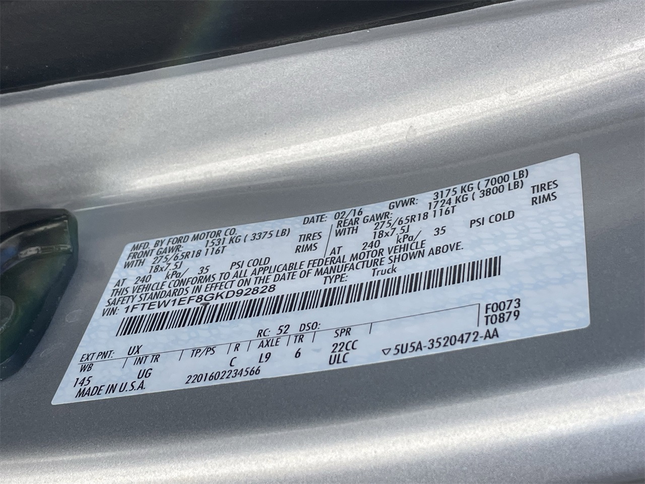 used 2016 Ford F-150 car, priced at $23,994