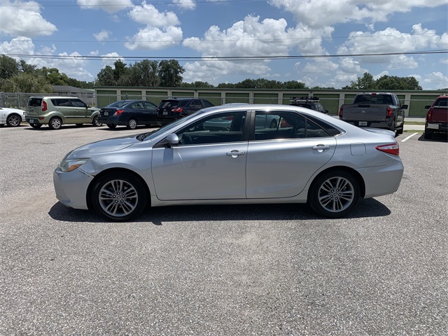 2015 Celestial Silver Metallic Toyota Camry FWD Sedan