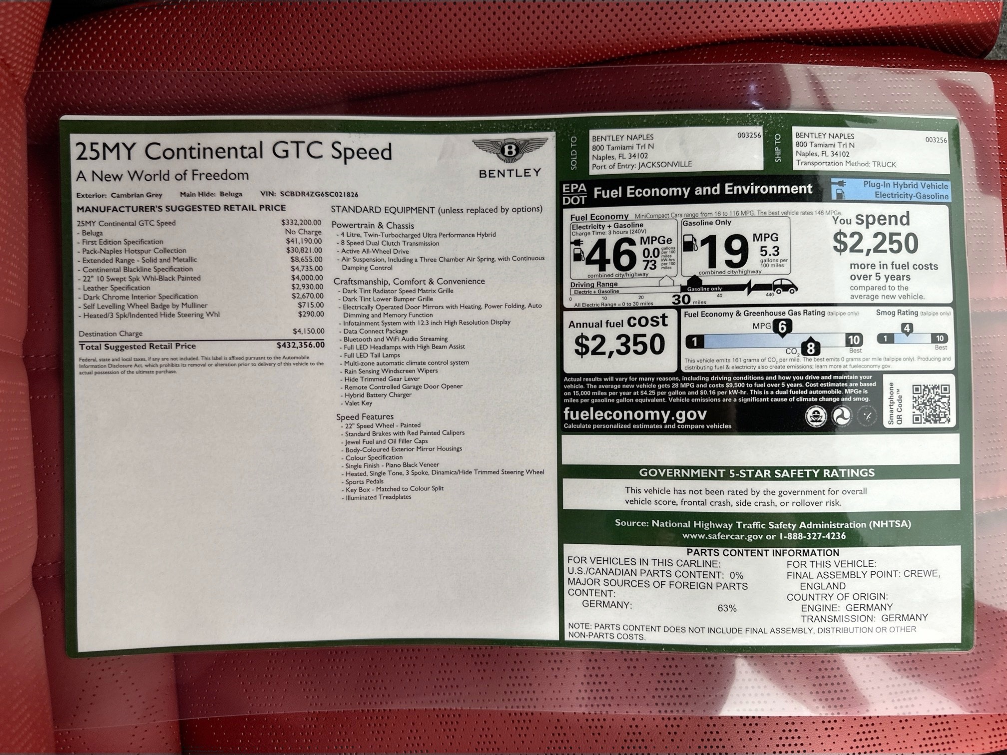 new 2025 Bentley Continental GTC car