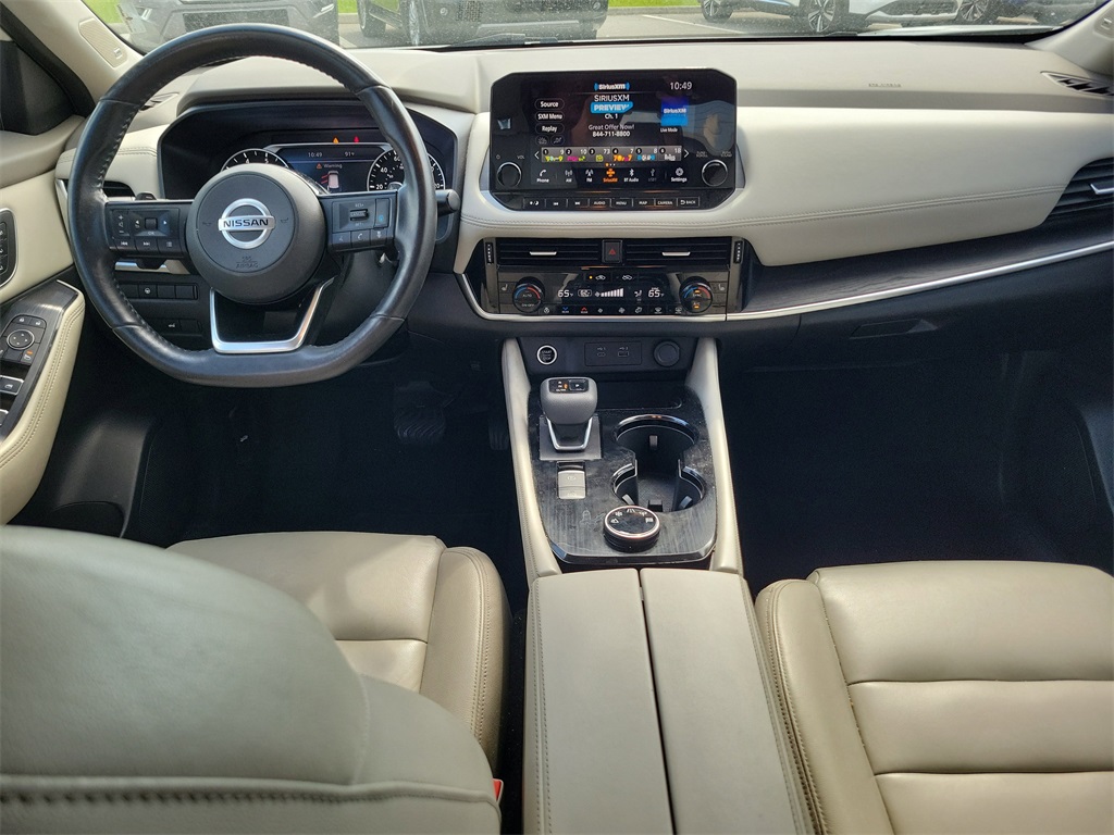 2021 Pearl White Tricoat Nissan Rogue SL AWD SUV