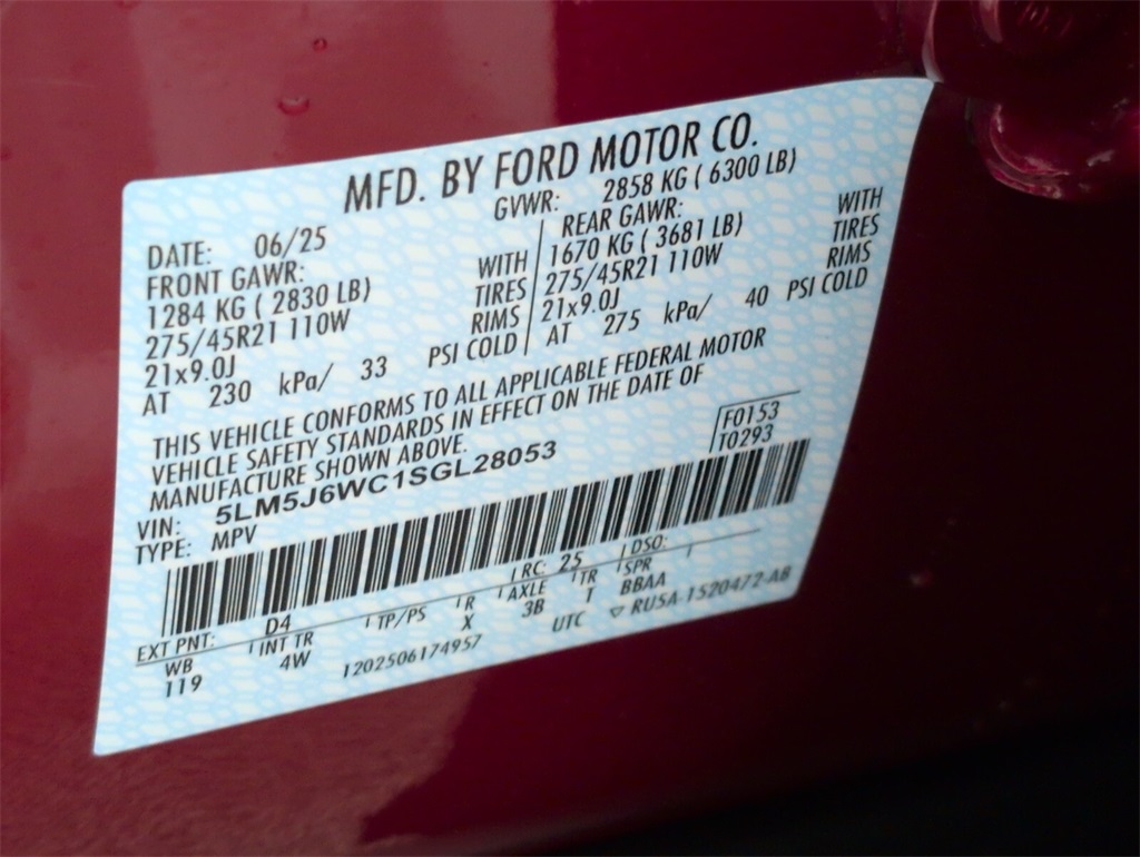 new 2025 Lincoln Aviator car, priced at $59,164