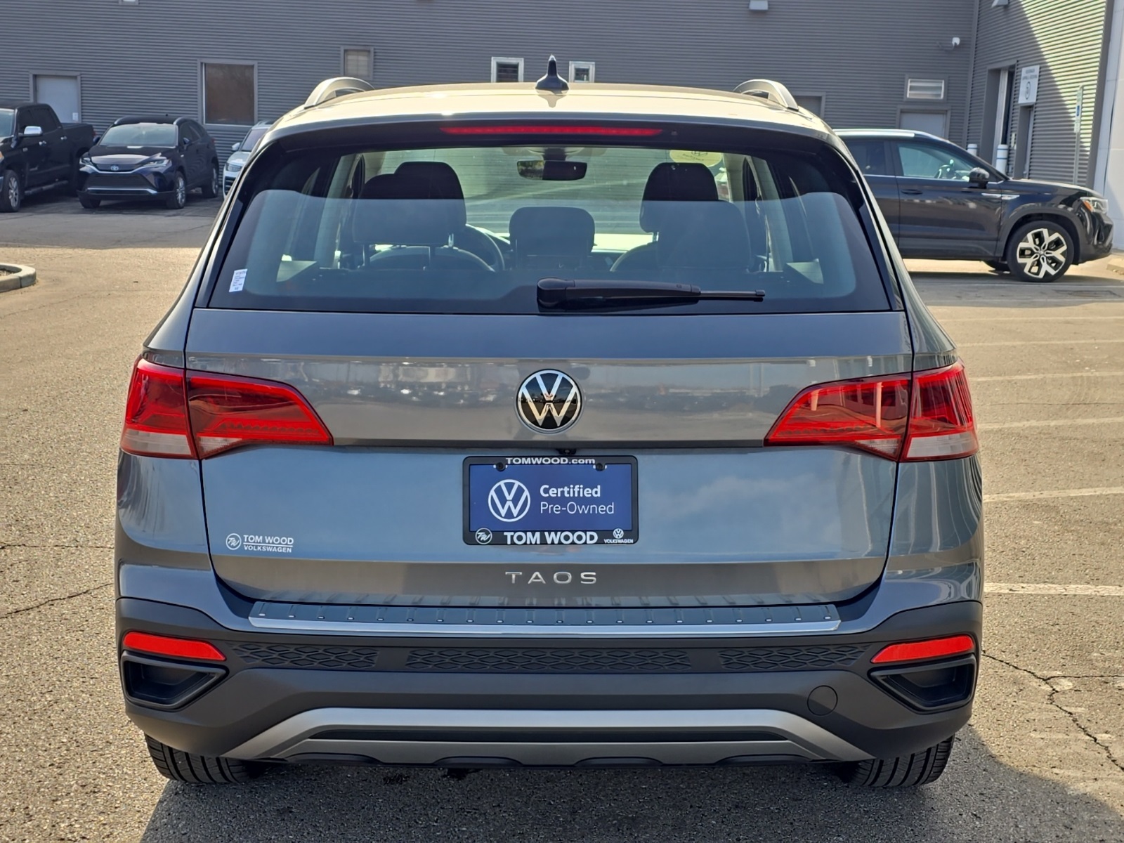 used 2023 Volkswagen Taos car, priced at $20,200