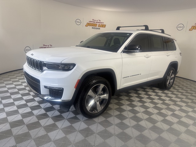 2021 Bright White Clearcoat Jeep Grand Cherokee L Limited SUV