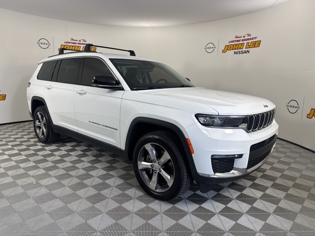 2021 Bright White Clearcoat Jeep Grand Cherokee L Limited 4X4 SUV