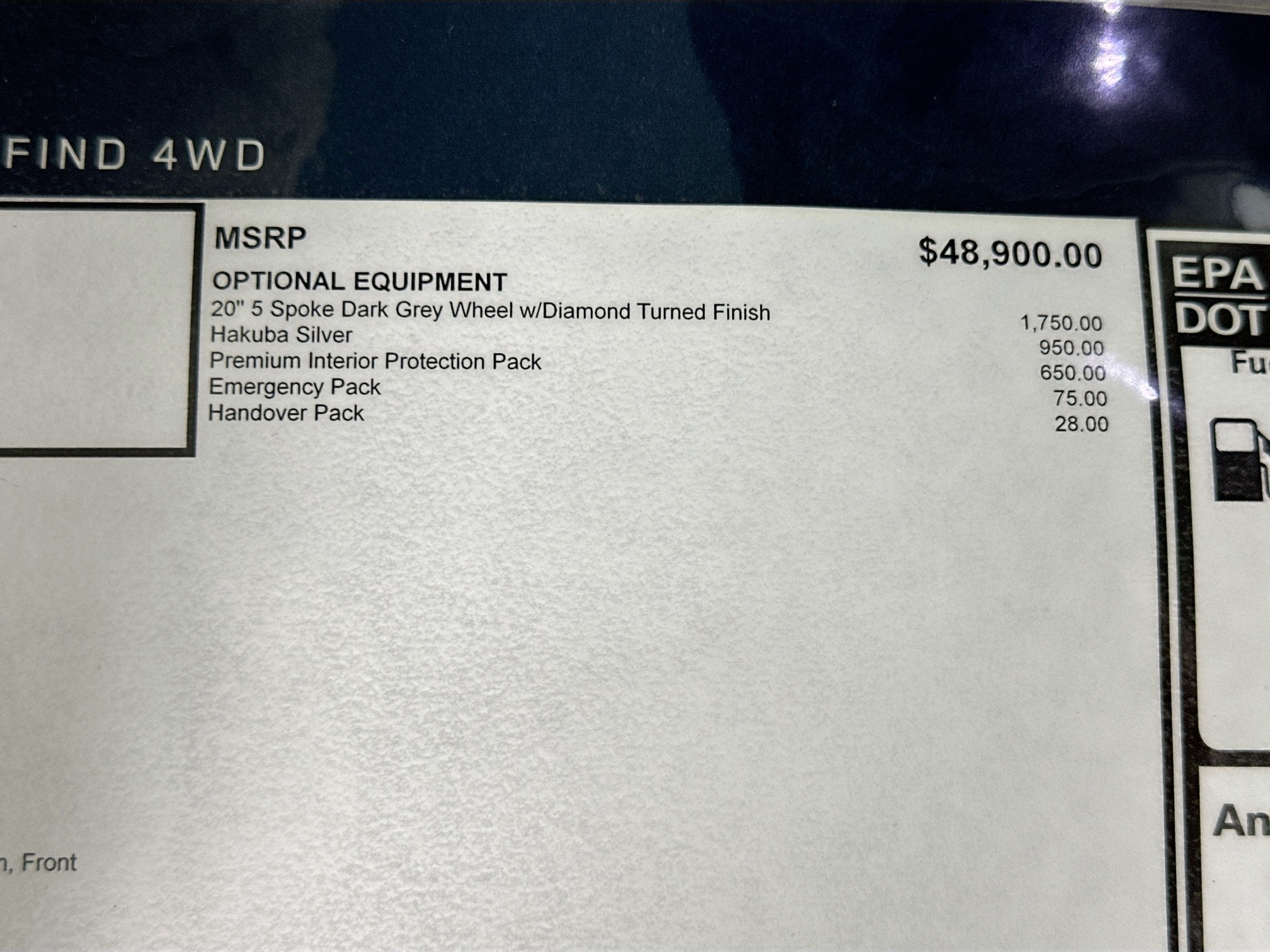 used 2025 Land Rover Discovery Sport car, priced at $53,628